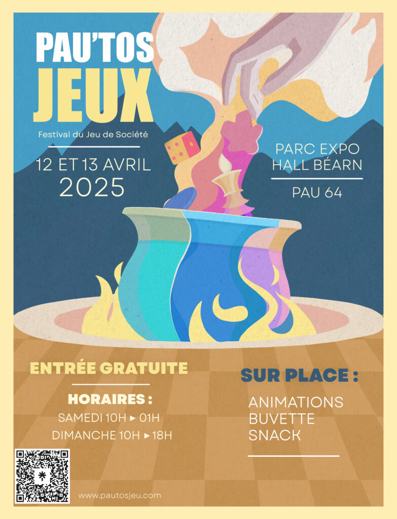Affiche du Festival du Jeu de Pau 2025