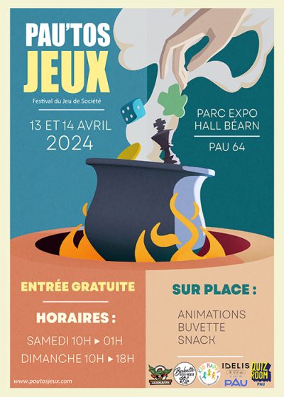 Affiche du Festival du Jeu de Pau 2024