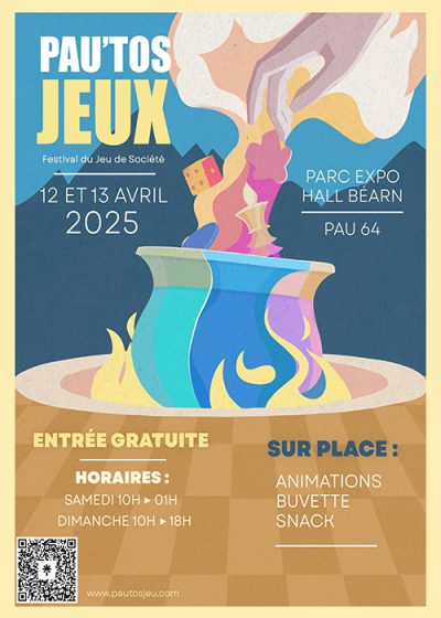 Affiche du Festival du Jeu de Pau 2025