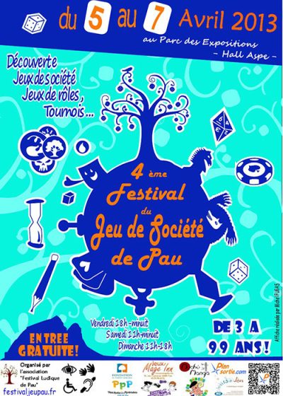 Affiche du Festival du Jeu de Pau 2013