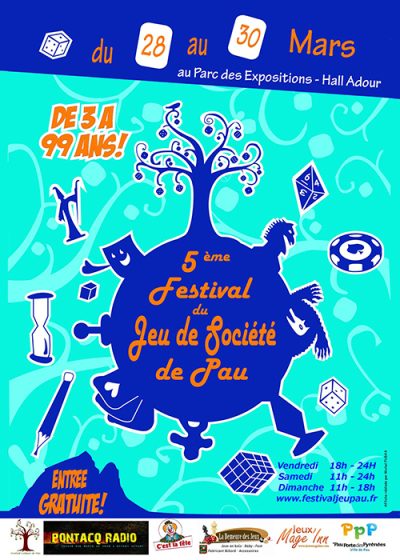 Affiche du Festival du Jeu de Pau 2014