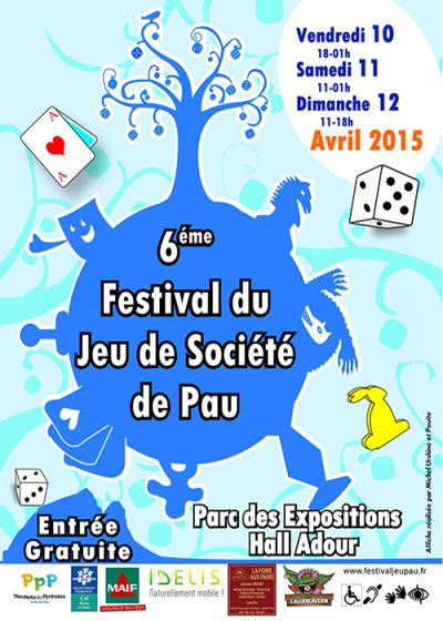 Affiche du Festival du Jeu de Pau 2015