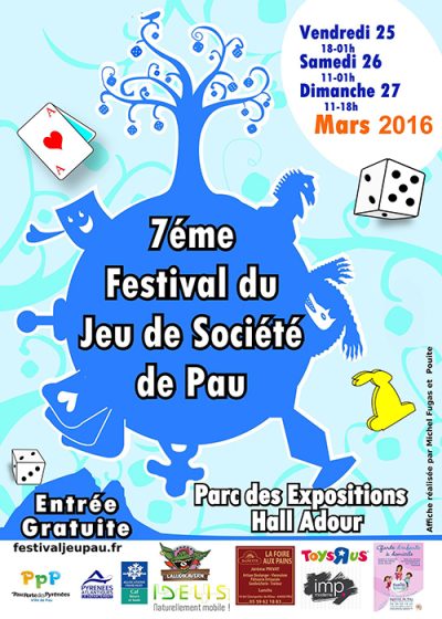Affiche du Festival du Jeu de Pau 2016