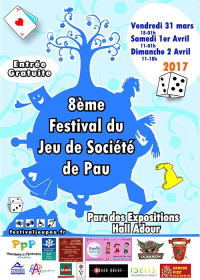 Affiche du Festival du Jeu de Pau 2017