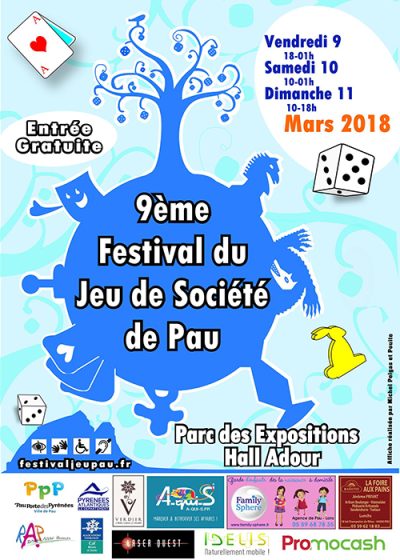 Affiche du Festival du Jeu de Pau 2018